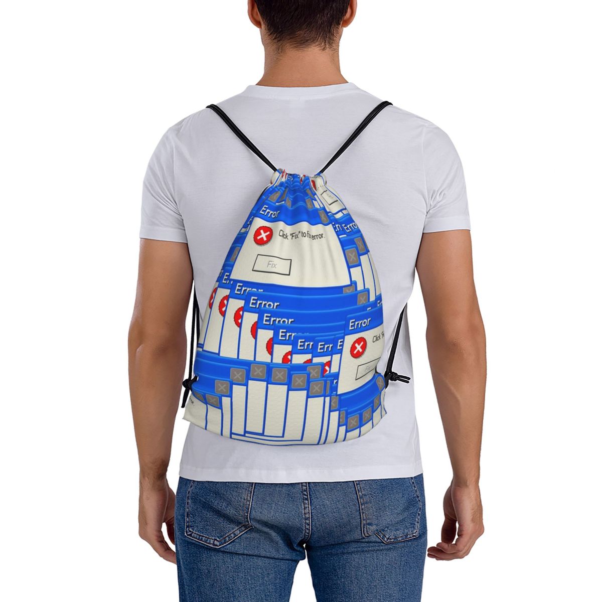 Tile Bag Drawstring - Mochilas con diseño de Windows XP