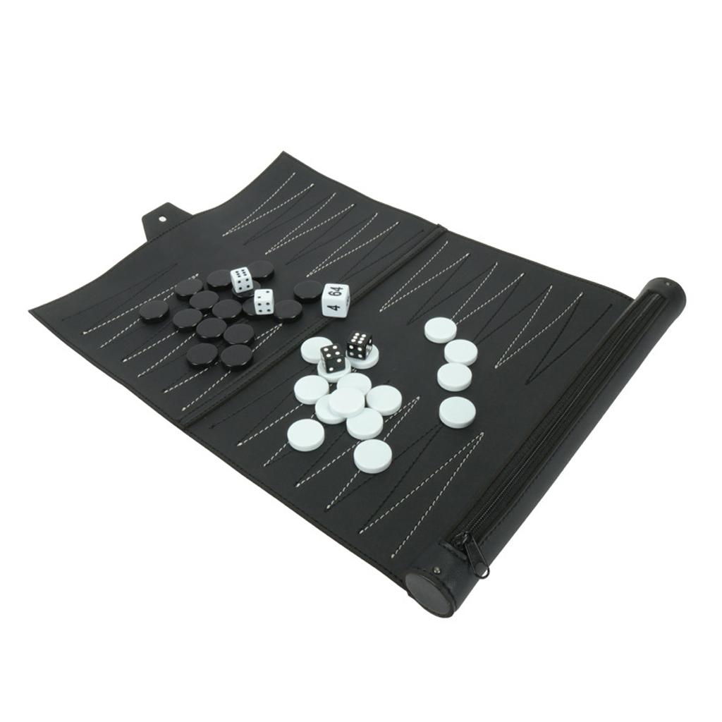 Board Game For 5 Players - Juego de Backgammon de Cuero PU