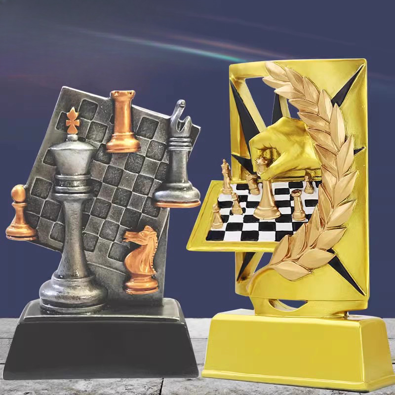 Board Game Go - Trofeo de resina Go creativo personalizado,