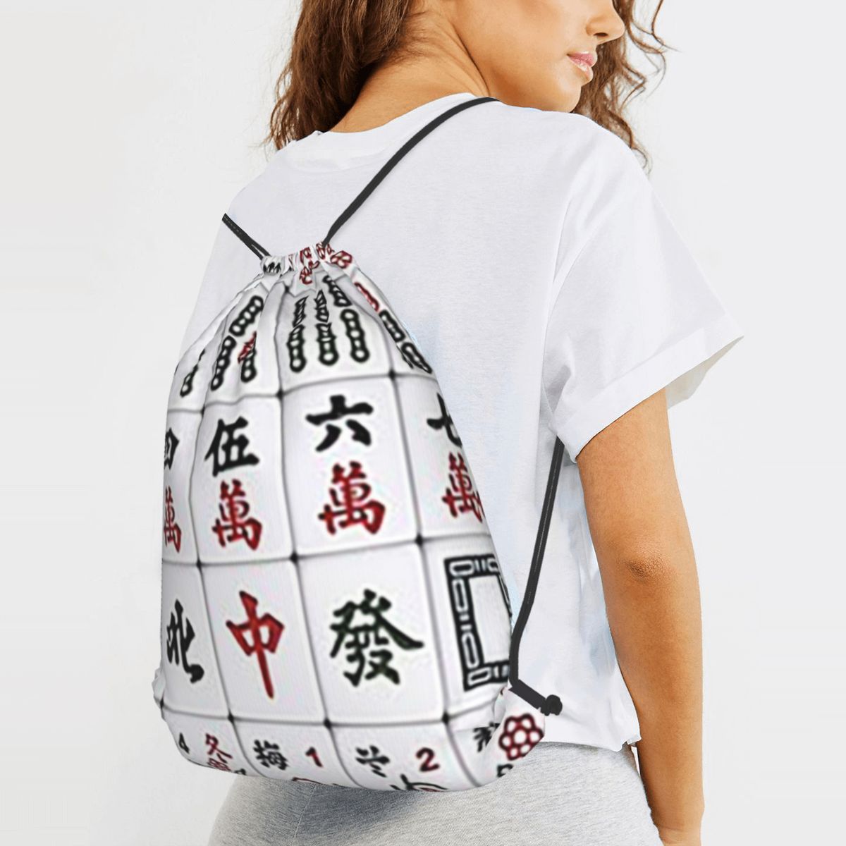 Mochilas con diseño de azulejo - Tile Bag Drawstring reseña y precio