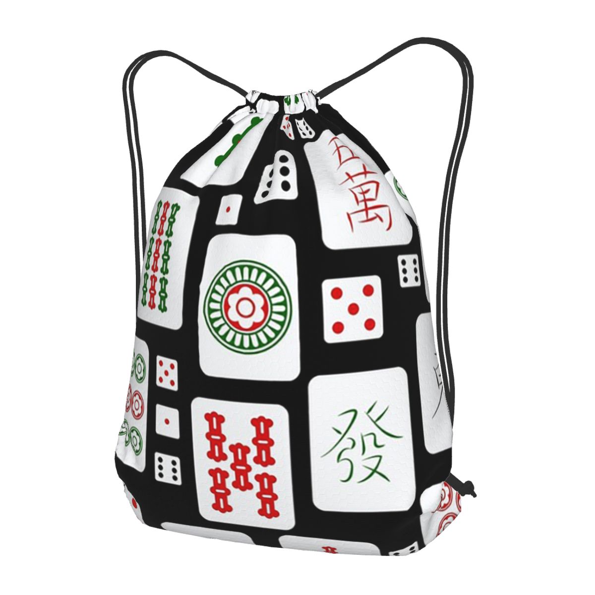 Mochilas con diseño de fichas  - Tile Bag Drawstring reseña y precio
