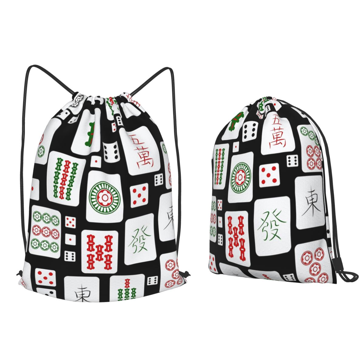 Mochilas con diseño de fichas  - Tile Bag Drawstring reseña y precio