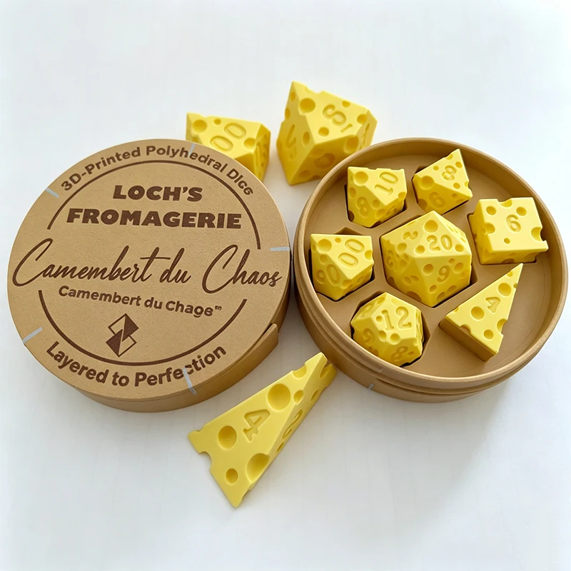 Dados de Queso Creativos Irreg - Board Game Review reseña y precio
