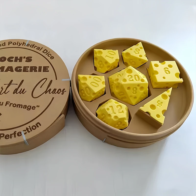 Dados de Queso Creativos Irreg - Board Game Review reseña y precio