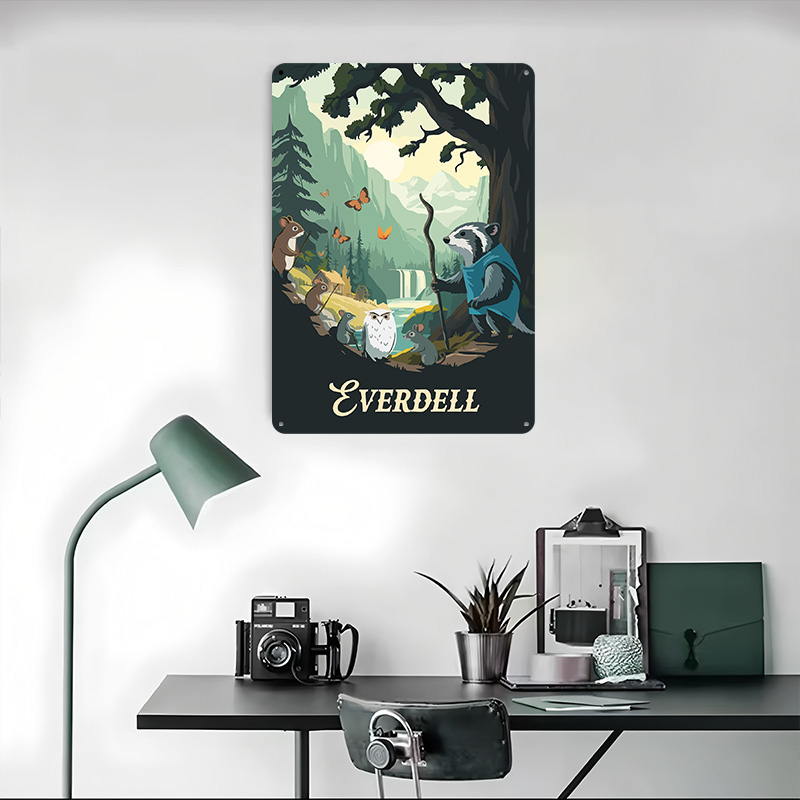 Póster de Metal Inspirado en e - Board Game Inspiration reseña y precio
