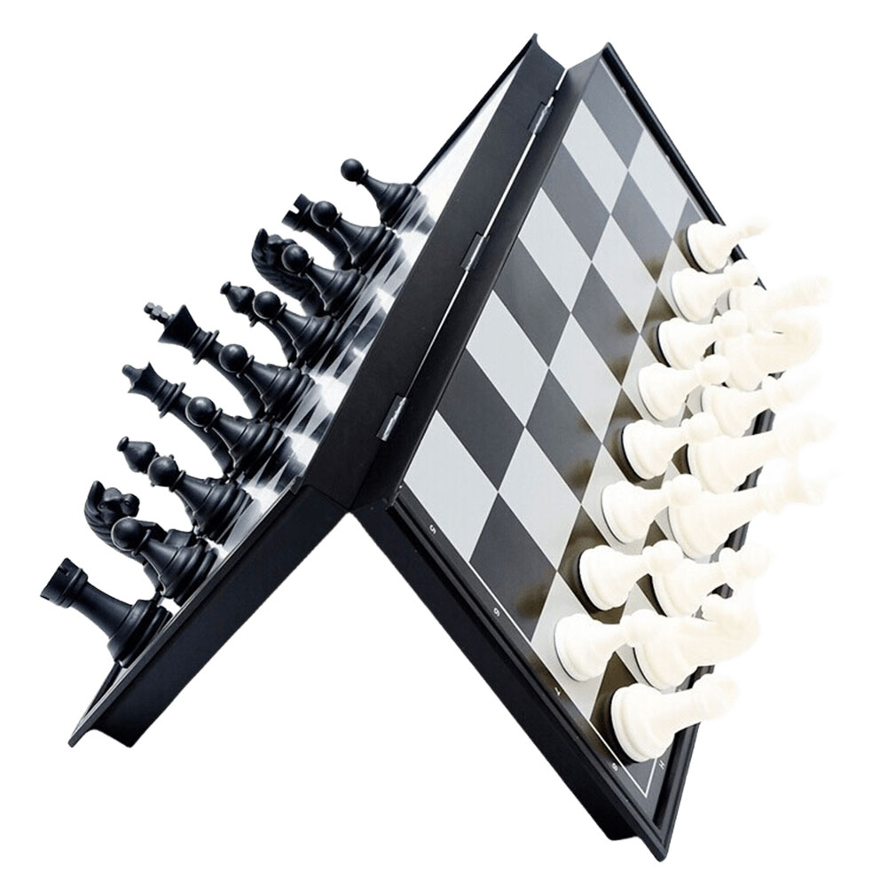 Ajedrez magnético plegable, ta - Magnetic Travel Chess reseña y precio