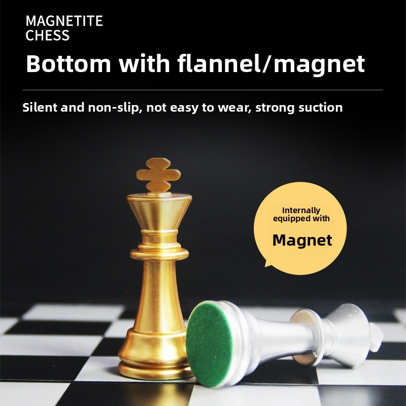 Juego de ajedrez magnético dor - Magnetic Travel Chess reseña y precio