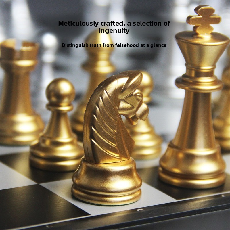 Juego de ajedrez magnético dor - Magnetic Travel Chess reseña y precio