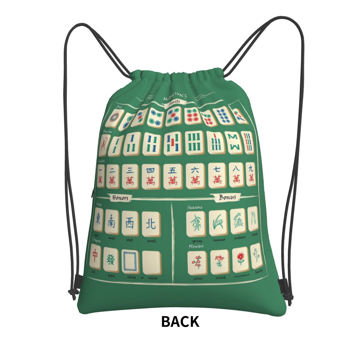 Mochilas con diseño de azulejo - Tile Bag Drawstring reseña y precio