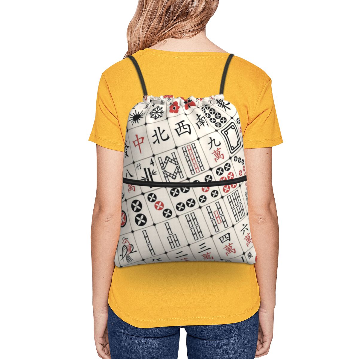 Mochilas con diseño de azulejo - Tile Bag Drawstring reseña y precio